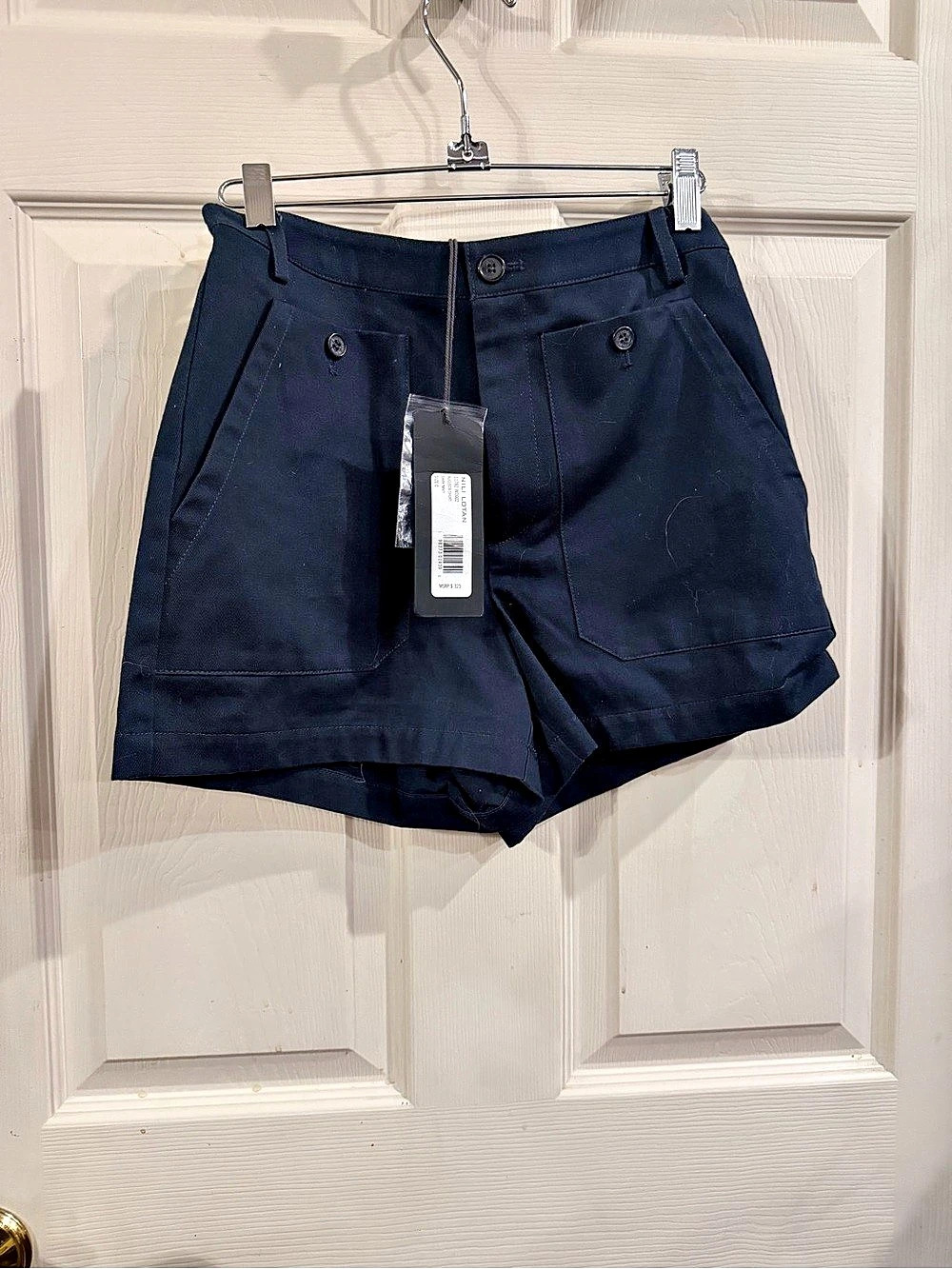 Nili Lotan Augusta Shorts Cargo Blue XS